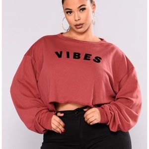 Plus Oversized Crop Top